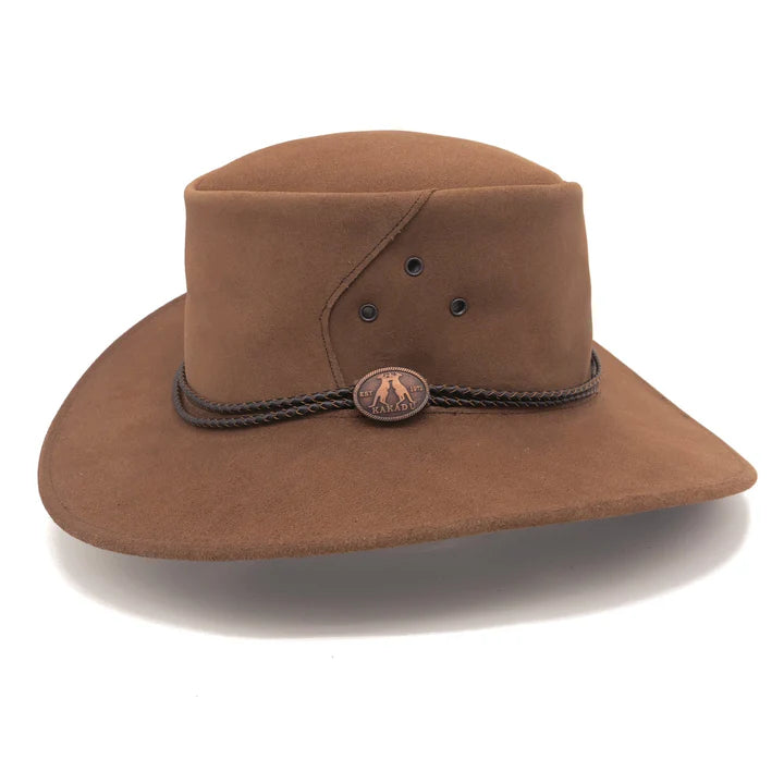 Bairnsdale Suede Leather Hat