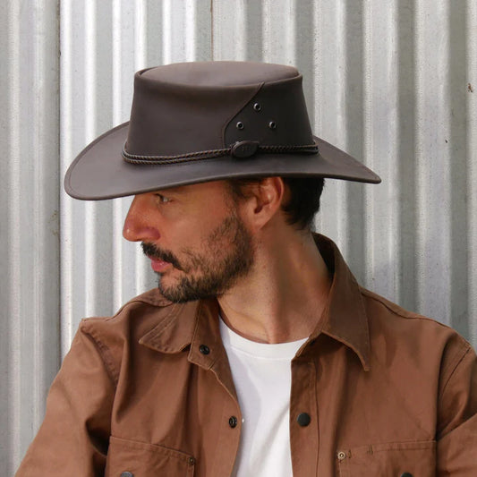 Mallacoota Leather Hat