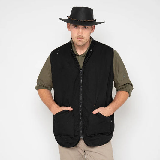 Wooli Vest in Black