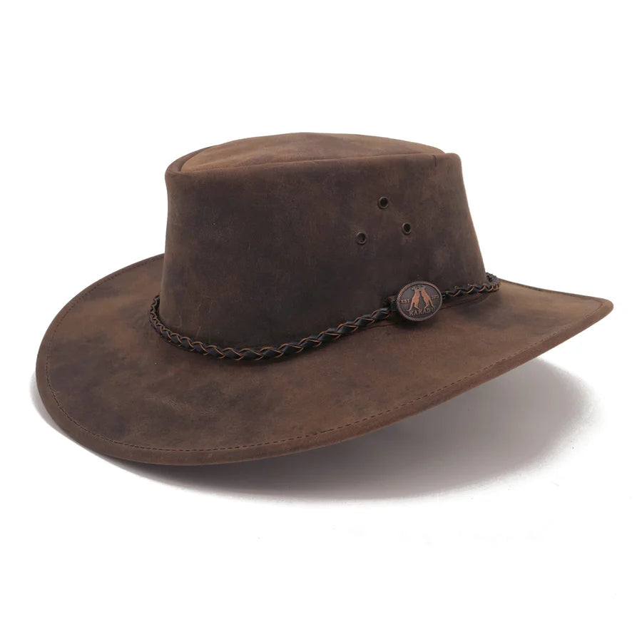 Echuca Leather Hat