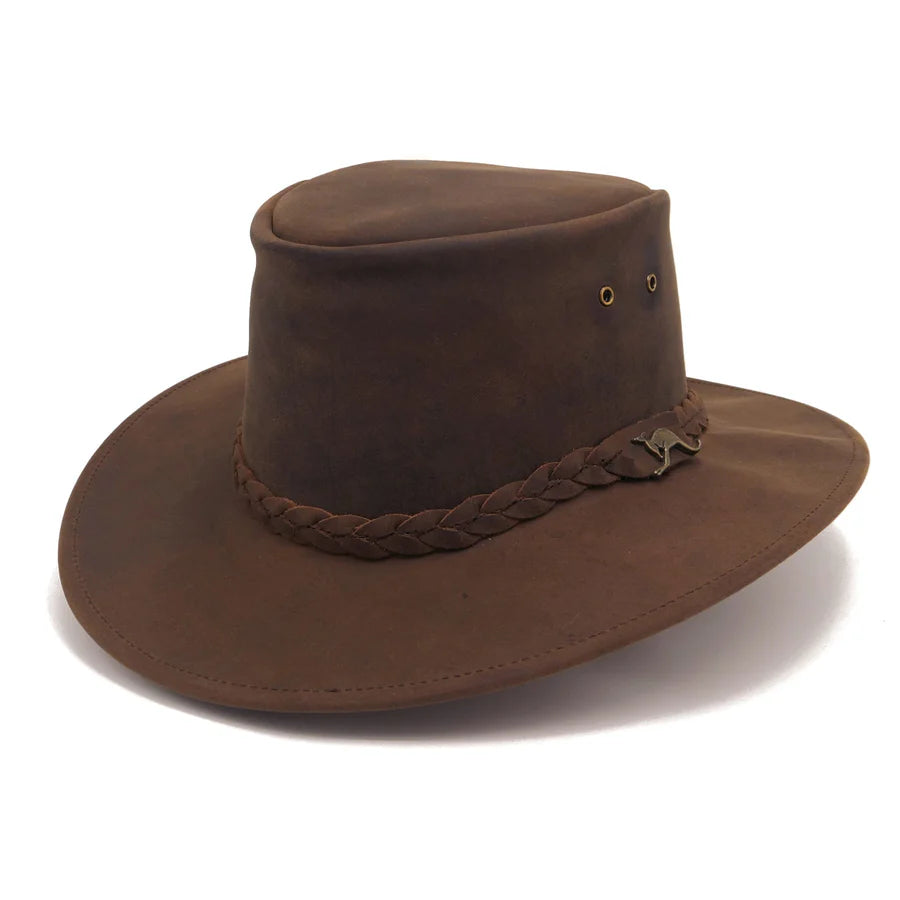Nullarbor Leather Hat