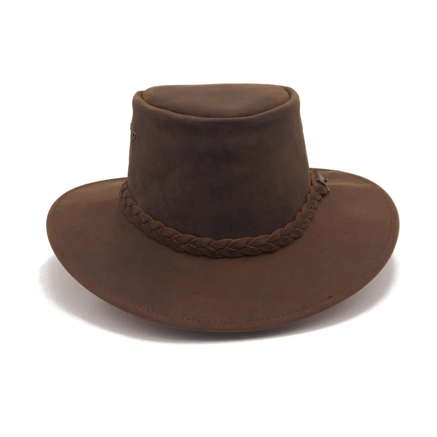 Nullarbor Leather Hat