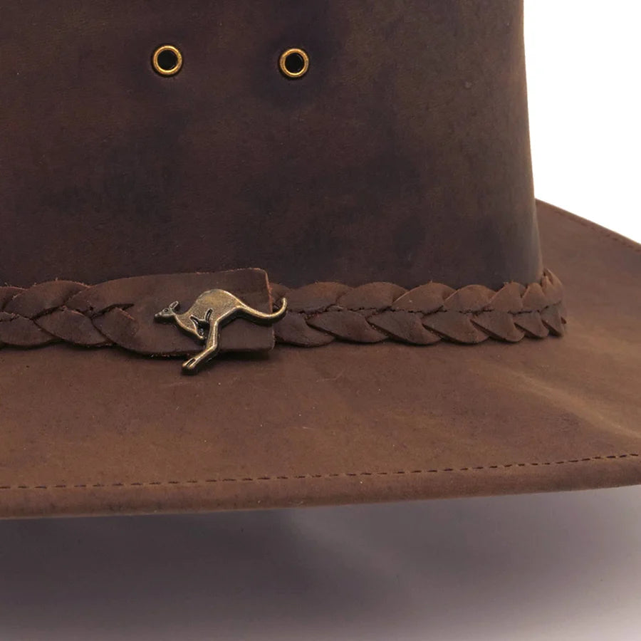 Nullarbor Leather Hat