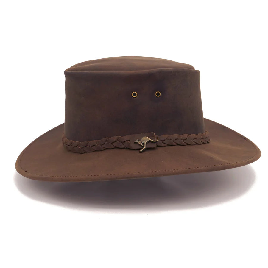 Nullarbor Leather Hat