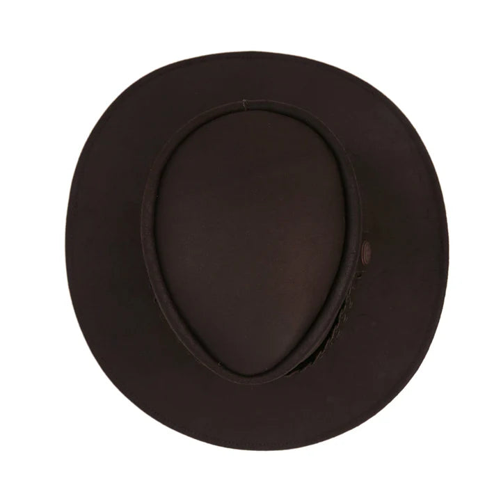 Bush Ranger Hut Bushranger Leather Hat – Bush & Brim