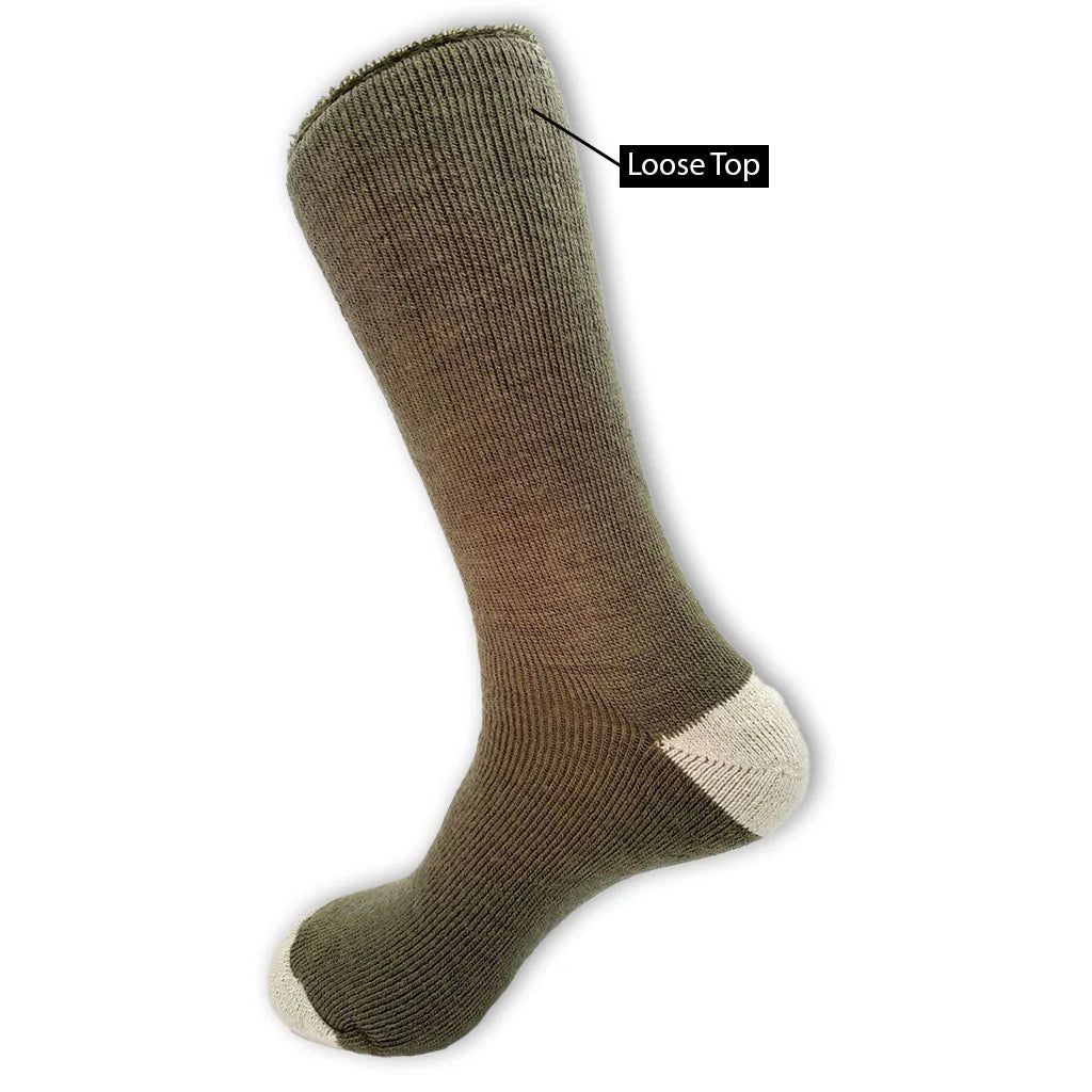 Merino Wool Health/Loose Top Socks