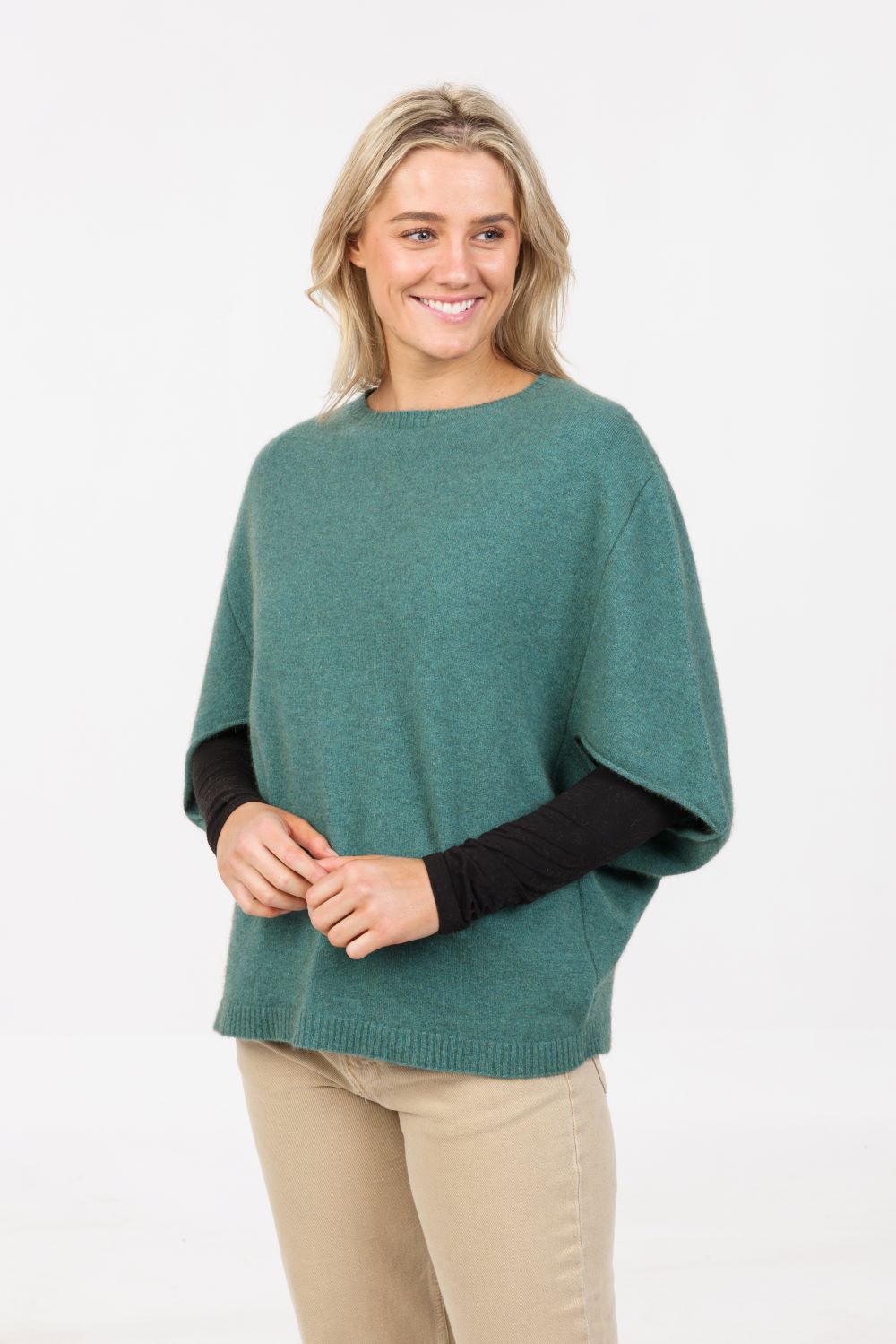 Split Sleeve Poncho