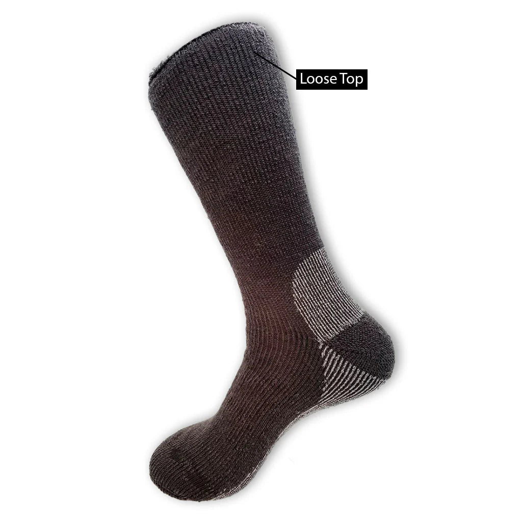 Merino Wool Health/Loose Top Socks