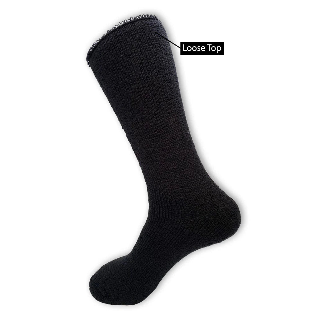 Merino Wool Health/Loose Top Socks