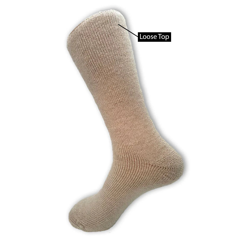 Merino Wool Health/Loose Top Socks